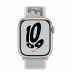 Apple Watch Series 7 // 41мм GPS // Корпус из алюминия цвета «сияющая звезда», спортивный браслет Nike цвета «снежная вершина» Apple Watch Series 7 // 41мм GPS // Корпус из алюминия цвета «сияющая звезда», спортивный браслет Nike цвета «снежная вершина»