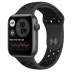 Apple Watch Series 6 // 40мм GPS + Cellular // Корпус из алюминия цвета «серый космос», спортивный ремешок Nike цвета «Антрацитовый/чёрный»