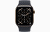 Apple Watch Series 11 // 46мм GPS+Cellular // Корпус из титана золотого цвета, плетеный монобраслет цвета "полуночный"