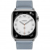 Apple Watch Series 7 Hermès // 41мм GPS + Cellular // Корпус из нержавеющей стали серебристого цвета, ремешок Single Tour цвета Bleu Lin