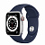 Купить Apple Watch Series 6 // 40мм GPS + Cellular // Корпус из алюминия серебристого цвета, спортивный ремешок цвета «Тёмный ультрамарин»