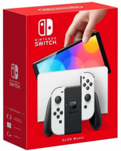 Игровая консоль Nintendo Switch OLED (Белый)