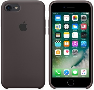 Силиконовый чехол для iPhone 7/8, цвет «тёмное какао», оригинальный Apple, оригинальный Apple