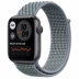 Apple Watch Series 6 // 44мм GPS // Корпус из алюминия цвета «серый космос», спортивный браслет Nike цвета «Дымчатый серый»