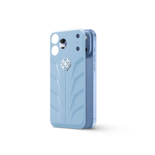 Магнитная накладка Golden Concept Magnetic Shield для iPhone 18 Pro Max, Racing Sport (Monaco Blue)