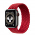 Apple Watch Series 6 // 44мм GPS + Cellular // Корпус из титана цвета «черный космос», плетёный монобраслет цвета PRODUCT(RED)