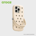 Чехол Crocs для iPhone 15 Pro (Слоновая кость)