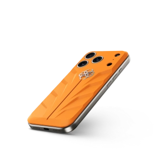 Чехол Golden Concept для iPhone 17 Pro Max, Magnetic Shield, Racing Sport Rubber, Sunset Orange