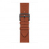 Apple Watch Series 8 Hermès // 45мм GPS + Cellular // Корпус из нержавеющей стали серебристого цвета, ремешок Single Tour H Diagonal цвета Cuivre