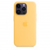 Силиконовый чехол MagSafe для iPhone 14 Pro, цвет Sunglow/Солнечное сияние