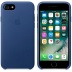Кожаный чехол для iPhone 7/8, цвет «синий сапфир», оригинальный Apple, оригинальный Apple