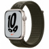 Apple Watch Series 7 // 45мм GPS // Корпус из алюминия цвета «сияющая звезда», спортивный браслет Nike цвета «рабочий хаки» Apple Watch Series 7 // 45мм GPS // Корпус из алюминия цвета «сияющая звезда», спортивный браслет Nike цвета «рабочий хаки»