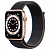 Купить Apple Watch Series 6 // 44мм GPS // Корпус из алюминия золотого цвета, спортивный браслет угольного цвета