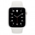 Apple Watch Series 5 // 44мм GPS + Cellular // Корпус из керамики, спортивный браслет белого цвета 
