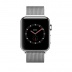 Apple Watch Series 3 // 38мм GPS + Cellular // Корпус из нержавеющей стали, миланский сетчатый браслет (MR1F2)