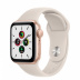 Apple Watch SE // 40мм GPS // Корпус из алюминия золотого цвета, спортивный ремешок цвета «Сияющая звезда» (2020)