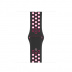 Apple Watch Series 5 // 40мм GPS // Корпус из алюминия серебристого цвета, спортивный ремешок Nike цвета «чёрный/розовый всплеск»