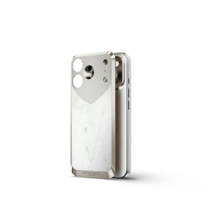 Чехол Golden Concept для iPhone 17 Pro Max, Magnetic Shield, Marble Edition - Bianca Carrara  Чехол Golden Concept для iPhone 17 Pro Max, Magnetic Shield, Marble Edition - Bianca Carrara