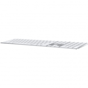 Клавиатура Apple Wireless Keyboard с цифровой панелью, Silver, Bluetooth (MQ052)