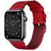 Apple Watch Series 7 Hermès // 45мм GPS + Cellular // Корпус из нержавеющей стали цвета «черный космос», ремешок Hermès Simple Tour Jumping цвета Rouge de Cœur/Rouge H Apple Watch Series 7 Hermès // 45мм GPS + Cellular // Корпус из нержавеющей стали цвета «черный космос», ремешок Hermès Simple Tour Jumping цвета Rouge de Cœur/Rouge H