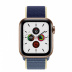 Apple Watch Series 5 // 40мм GPS + Cellular // Корпус из нержавеющей стали золотого цвета, спортивный браслет цвета «морской лёд»