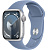 Купить Apple Watch Series 9 // 41мм GPS // Корпус из алюминия серебристого цвета, спортивный ремешок цвета "синяя зима"