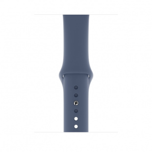 Apple Watch Series 5 // 44мм GPS + Cellular // Корпус из нержавеющей стали цвета «серый космос», спортивный ремешок цвета «морской лёд»