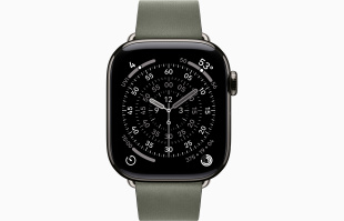 Apple Watch Series 11 // 42мм GPS+Cellular // Корпус из титана сланцевого цвета, ремешок цвета "серый шалфей" с современной пряжкой (Modern Buckle)