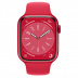 Apple Watch Series 8 // 45мм GPS // Корпус из алюминия цвета (PRODUCT)RED, спортивный ремешок цвета (PRODUCT)RED