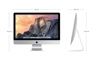 Apple iMac 27" с дисплеем Retina 5K (MF886) Core i5 3,5 ГГц, 8 ГБ, Fusion Drive 1 ТБ, AMD R9 M290X