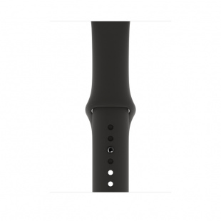 Apple Watch Series 5 // 44мм GPS + Cellular // Корпус из нержавеющей стали цвета «серый космос», спортивный ремешок чёрного цвета