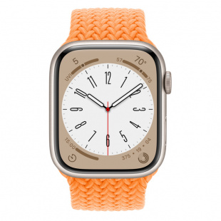 41мм Плетёный монобраслет цвета «Яркий апельсин» для Apple Watch