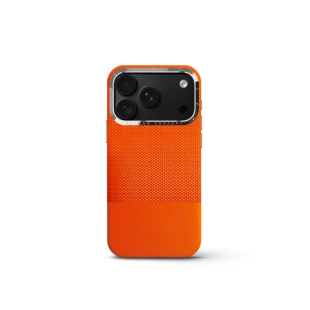 Чехол Golden Concept для iPhone 18 Pro Max, Vegan Leather (Orange)