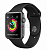 Купить Apple Watch Series 3 // 38мм GPS // Корпус из алюминия цвета «серый космос», спортивный ремешок чёрного цвета (MQKV2)