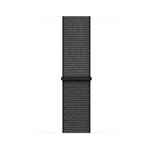 Apple Watch Series 3 // 42мм GPS + Cellular // Корпус из алюминия цвета «серый космос», ремешок из плетёного нейлона чёрного цвета (MQK62)