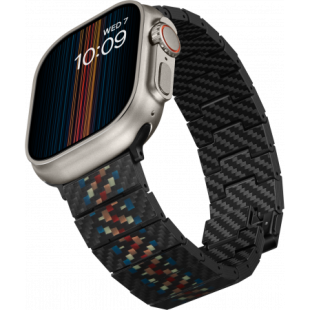 Карбоновый браслет Pitaka для Apple Watch, Rhapsody