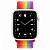 Купить Apple Watch Series 5 // 44мм GPS + Cellular // Корпус из керамики, спортивный браслет радужного цвета