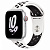 Купить Apple Watch Series 8 // 45мм GPS + Cellular // Корпус из алюминия серебристого цвета, спортивный ремешок Nike цвета "чистая платина/чёрный"