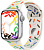 Купить Apple Watch Series 9 // 45мм GPS // Корпус из алюминия серебристого цвета, спортивный ремешок цвета Pride Edition