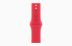 Apple Watch Series 9 // 45мм GPS // Корпус из алюминия серебристого цвета, спортивный ремешок цвета (PRODUCT)RED