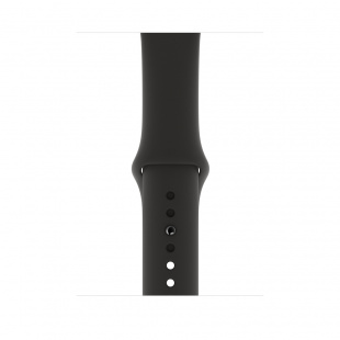 Apple Watch Series 4 // 40мм GPS // Корпус из алюминия цвета «серый космос», спортивный ремешок чёрного цвета (MU662)