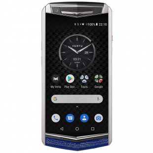 Vertu Aster P Baroque Titanium Blue Lizard