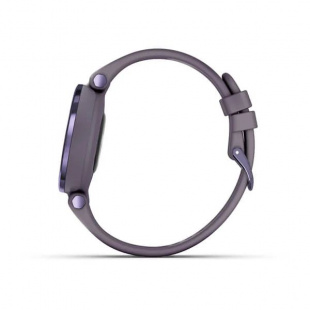 Женские умные часы Garmin Lily (34mm), корпус цвета "полночная орхидея", силиконовый ремешок цвета "темная орхидея"