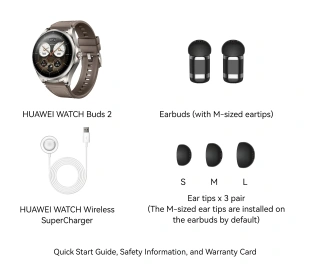 Умные часы с наушниками Huawei Watch Buds 2 (Brown)