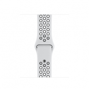Apple Watch Series 5 // 44мм GPS + Cellular // Корпус из алюминия цвета «серый космос», спортивный ремешок Nike цвета «чистая платина/чёрный»
