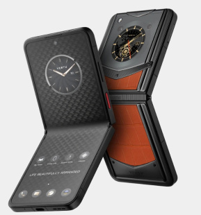 Телефон Vertu IRONFLIP Alligator Leather (Radiant phoenix/Сияющий феникс)