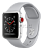 Купить Apple Watch Series 3 // 38мм GPS + Cellular // Корпус из серебристого алюминия, спортивный ремешок дымчатого цвета (MQJN2)
