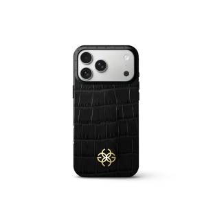 Чехол Golden Concept для iPhone 17 Pro Max, Embossed Croco Logo Чехол Golden Concept для iPhone 17 Pro Max, Embossed Croco Logo