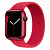 Купить Apple Watch Series 7 // 45мм GPS // Корпус из алюминия красного цвета, плетёный монобраслет цвета (PRODUCT)RED