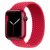 Apple Watch Series 7 // 45мм GPS // Корпус из алюминия красного цвета, плетёный монобраслет цвета (PRODUCT)RED